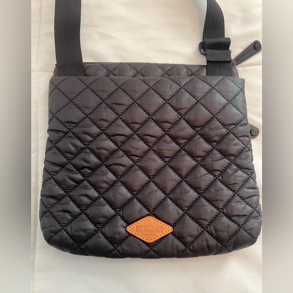 MZ Wallace Metro Flat Crossbody Bag in Black - Picture 5 of 12